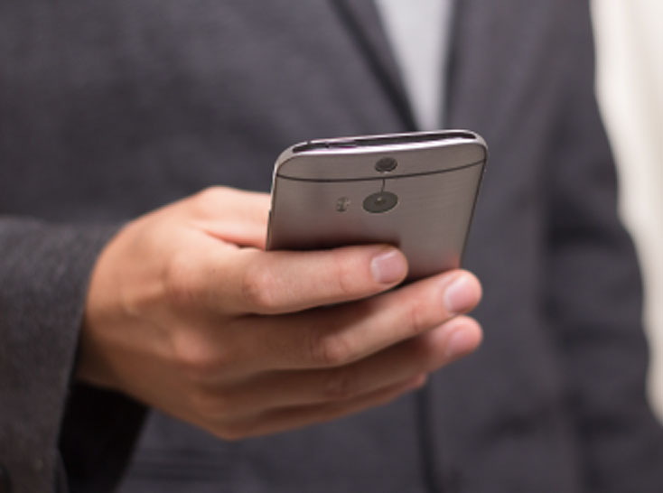 guy with phone